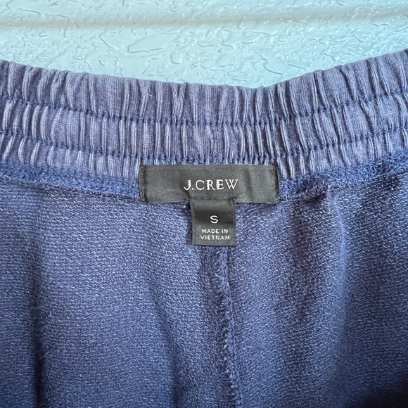 JCrew Cotton Lounge Short with Drawstring, Navy Blue, Size S - Picture 4 of 5